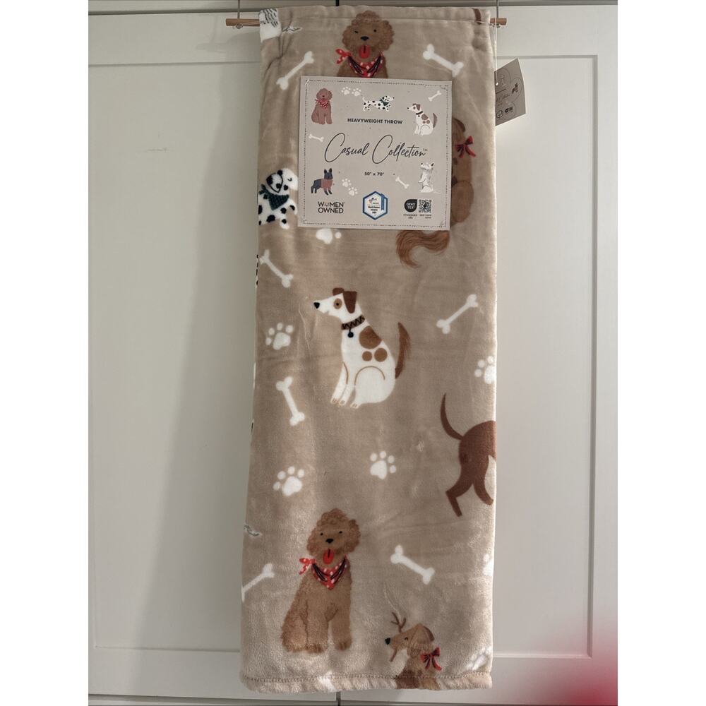DOGS 50x70 Plush Throw Blanket Dachshund Doodle Schnauzer Frenchie Terrier Dog
